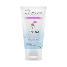Dermedic Linum Emolient Baby speciális védőkrém arcra 50g