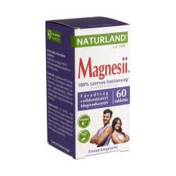 Naturland Magnesii étrend-kiegészítő tabletta 60x