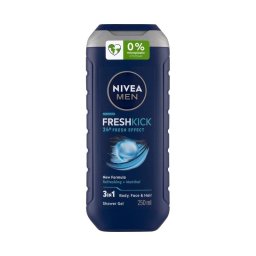 Nivea Men Fresh Kick 3 az 1-ben tusfürdő 250ml