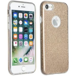Samsung Galaxy S26 Plus SM-S947, Szilikon tok, csillogó, Forcell Shining, arany