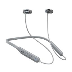 HOCO ES64 bluetooth fülhallgató SZTEREO (v5.4, nyakba akasztható, mikrofon, SPORT) VILÁGOSSZÜRKE