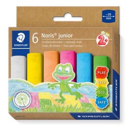 STAEDTLER Aszfaltkréta, jumbo, STAEDTLER "Noris(R) Junior 2365", 6 szín