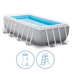 Intex medence Prism Frame Pool 400x200x122cm 2m3/h papírszűrővel #26790