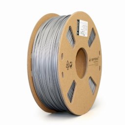 Filament 3D nyomtatókhoz ABS ezüst 1.75mm 1kg Gembird (3DP-ABS1.75-01-S)