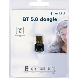 USB Bluetooth 5.0 adapter fekete Gembird (BTD-MINI6)