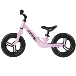 Robogó MOVINO Cariboo MAGNESIUM PRO könnyű vázzal, 12"-os kerekekkel, rózsaszínű