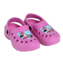 Disney Minnie egér cicával clog papucs sötét rózsaszín