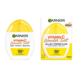 Garnier Wonder Tint színezett fluid C-vitaminnal SPF50+, közepes (40 ml)