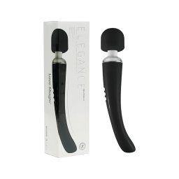 Love Magic Elegance Wand - akkus, masszírozó vibrátor (fekete)