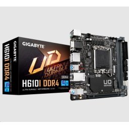 GIGABYTE MB Sc LGA1700 H610I DDR4, Intel H610, 2xDDR4, 2xDP, 1xHDMI, 1xVGA, mini-ITX, mini-ITX