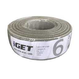 iGET Hálózati kábel CAT6 UTP PVC Eca 100m/szereplő