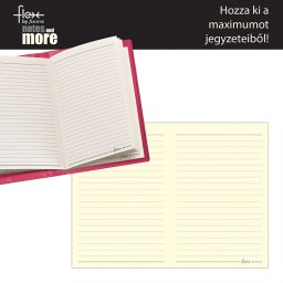 Filofax Flex Jegyzetfüzet Vastag Vonalas lapokkal Pocket Krém