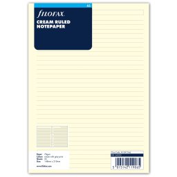 Filofax Jegyzetlapok Vonalas A5 Krém