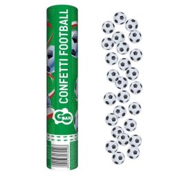Foci labda formájú konfetti kilövő, 30 cm