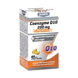 Jutavit Koenzim Q10 200mg + E-vitamin 35mg lágyzselatin kapszula 60x
