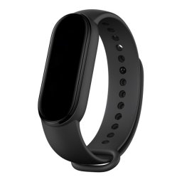 DEVIA DELUXE SPORT pótszíj (egyedi méret, szilikon, állítható) FEKETE Xiaomi Smart Band 9, Band 8