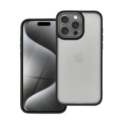 Szilikon telefonvédő (ütésállóság, akril hátlap, kameravédő) FEKETE Xiaomi Redmi Note 15 4G, Redmi Note 15 5G