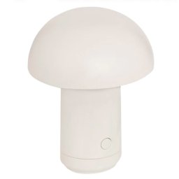 LED asztali lámpa FUNGHI 11,2 cm, fehér
