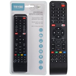 Trybe Univerzális Távirányító - 8 Funkcióval ,TV / VCR / DVD / AUX / SAT / AMP / HIFI / DVD-T