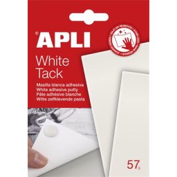 APLI Gyurmaragasztó, 57 g, APLI "Tack", fehér