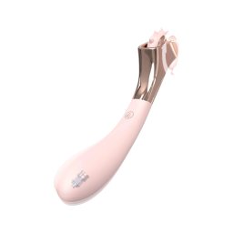 Sex HD - akkus, cseppálló vibrátor ingerkerékkel (pink)