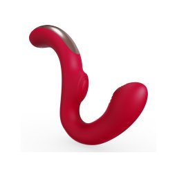 SEX HD Genie - G-pont és csiklóvibrátor (piros)