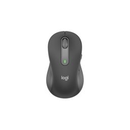LOGITECH Egér - M650 Signature Vezeték Nélküli Optikai (Large) balkezes, Grafitszürke