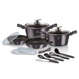 Berlinger Haus Edénykészlet 13 részes márvány bevonattal Carbon Pro BH/7059 Kifutó termék!