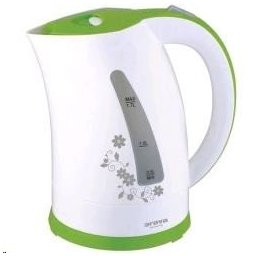 Orava VK-3417 G elektromos vízforraló, 2000 W, 1,7 l, automatikus kikapcsolás, fehér / zöld