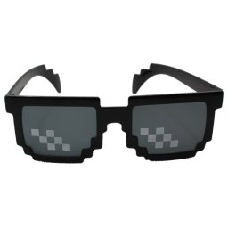 Pixel szemüveg, fekete