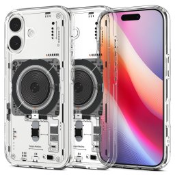 Spigen Ultra Hybrid MagFit Apple iPhone 17 tok, MagSafe, Neo One, átlátszó