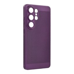 Műanyag telefonvédő (légáteresztő, lyukacsos, kameravédő) LILA Samsung Galaxy S26 Ultra (SM-S948)