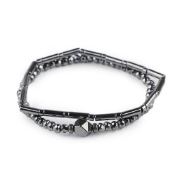 Hematit karkötő rugalmas szett 2 db