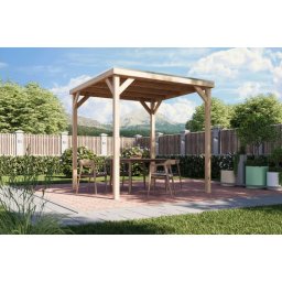 Karibu Cubeco 2. Fa kerti pavilon / modern kerti pavilon 231 cm x 231 cm