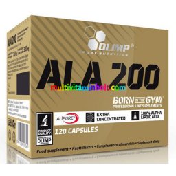 ALA 200 100% alfa liponsav 120 db kapszula, 200 mg/kapszula - Olimp Sport