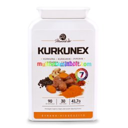 KURKUNEX 3x90 db kapszula, kurkuma és kurkumin - Mannavita