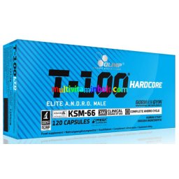 T-100 Hardcore 120 db kapszula, profi kategóriás tesztoszteron fokozó - Olimp Sport Nutrition