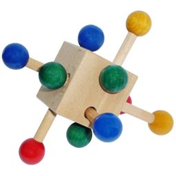 Kockacsörgő - natúr B