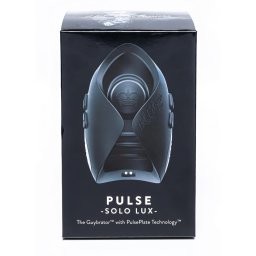 Hot Octopuss Pulse Solo Lux - rádiós maszturbátor (fekete)