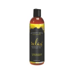 Intimate Earth Relax - masszázsolaj - citromfű-kókusz (120 ml)
