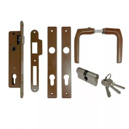 ANBO 1231 Csapdás portálzár garnitúra 40 mm (barna)
