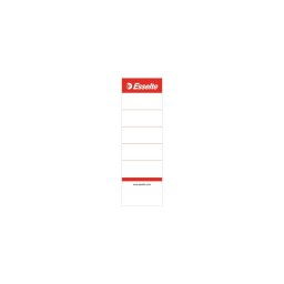 Cserecímke iratrendezőhöz, kétoldalas 50x158mm, Esselte fehér 10 db/csom