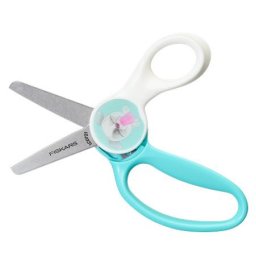 FISKARS Olló, iskolai, 13 cm, FISKARS "Morph Kids", kutyás