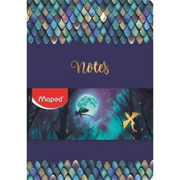MAPED Jegyzetfüzet, tűzött, A5, vonalas, MAPED ,,Dragon sárkány"