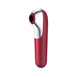 Satisfyer Dual Love - App-vezérelt csiklóvibrátor (piros)