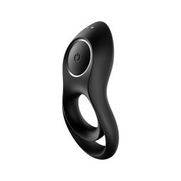 Satisfyer Legendary Duo - akkus, vibrációs péniszgyűrű (fekete)