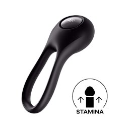 Satisfyer Majestic Duo - akkus, vízálló péniszgyűrű (fekete)