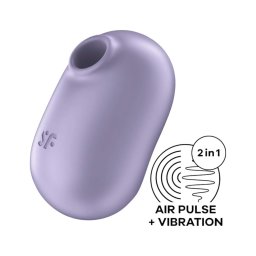 Satisfyer Pro To Go 2 - akkus, léghullámos csiklóizgató (viola)