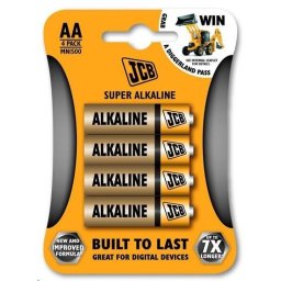 JCB SUPER lúgos elem LR06, buborékcsomagolás 4 db