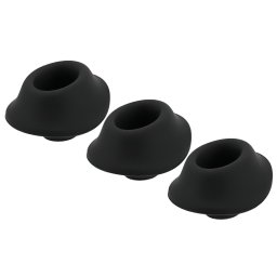 Womanizer Premium S - pótszívóharang szett (fekete, 3 db)